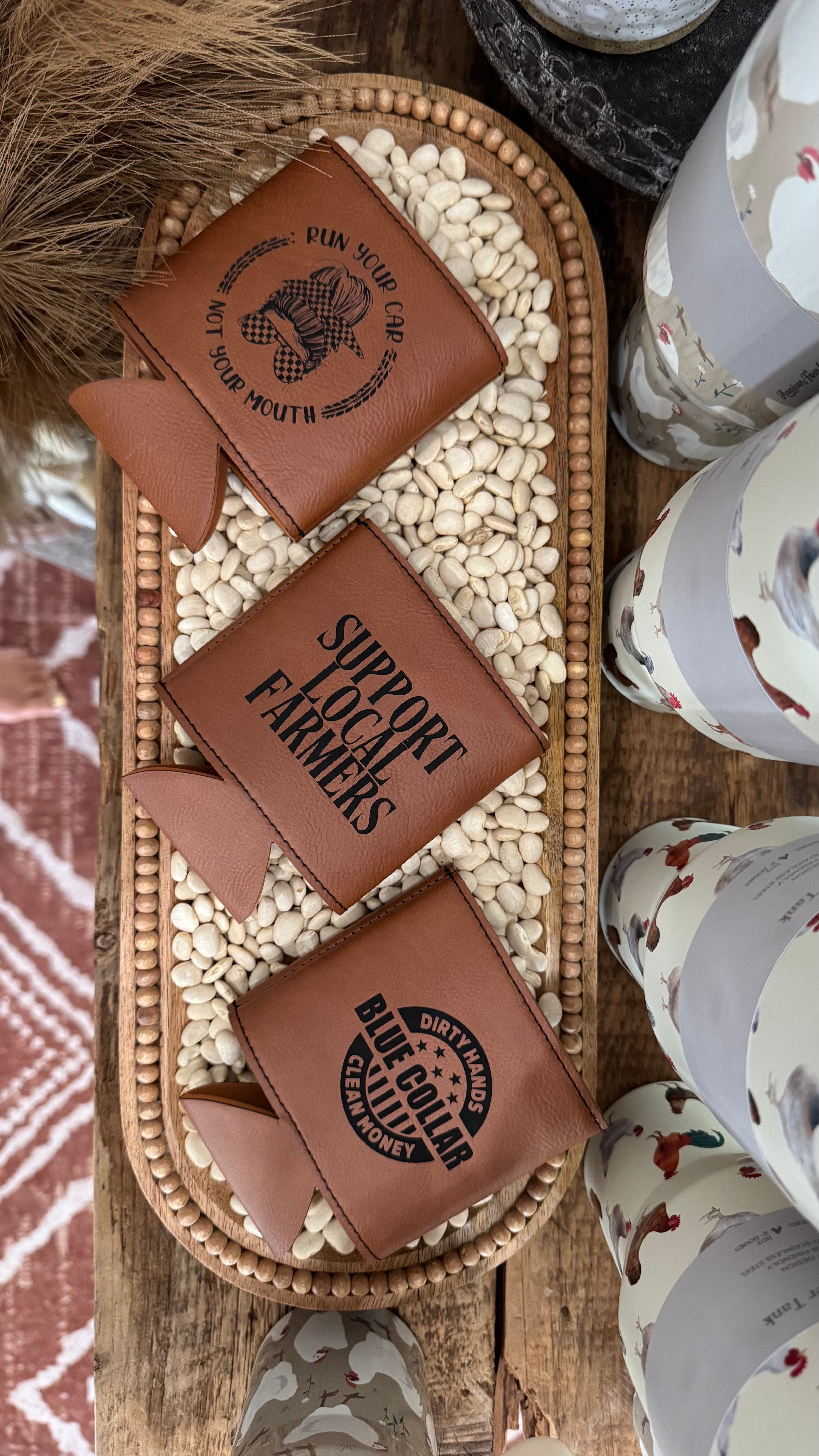 Leatherette Koozies Leatherette Koozies