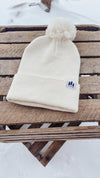Cream Tall Pines Beanie
