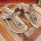 Tooled Leather Flip Flop