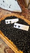 Cow Earrings - Black