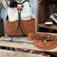 Cowhide Bucket Bag