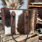 Sunflower Cowhide Tote