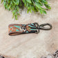 Tooled Leather Keychain - Skull