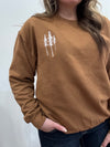 NEW Embroidered Tall Pines Crewneck
