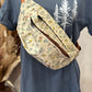 Floral Cream Belt Bag