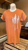 Tall Pines Tee - Rust