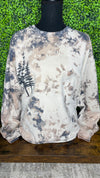 Bleached Tall Pines Crewneck